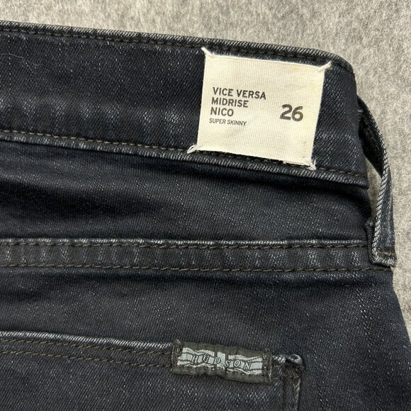 Hudson Vice Versa Mid Rise Nico Super Skinny Jeans Women's Size 26 NWT - Picture 5 of 16